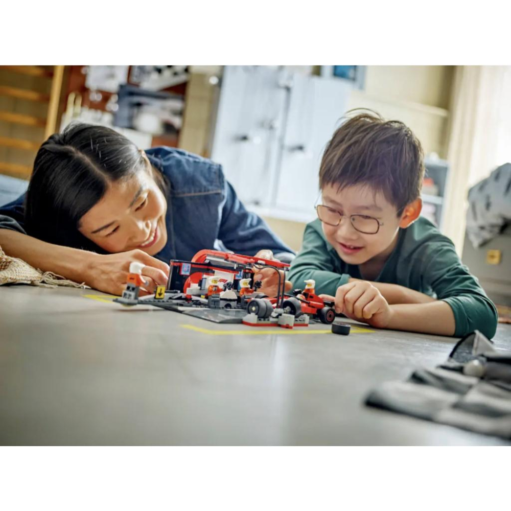 LEGO 60443 F1® 維修站、維修人員和 Ferrari 汽車【樂高玩家】City系列-細節圖7