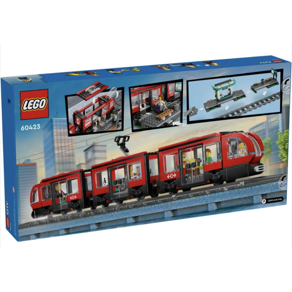 LEGO 60423 市區路面電車和車站【樂高玩家】City系列-細節圖8