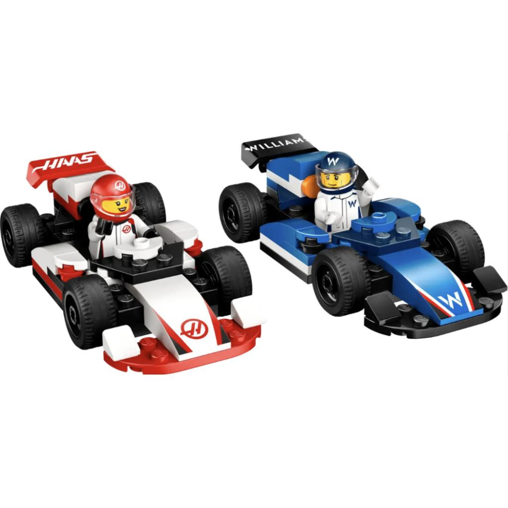 LEGO樂高 60464 F1® Williams Racing 和 Haas F1® 賽車【樂高玩家】City系列-細節圖2