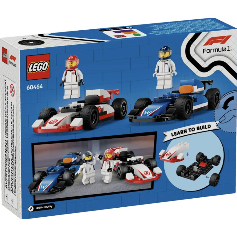 LEGO樂高 60464 F1® Williams Racing 和 Haas F1® 賽車【樂高玩家】City系列-細節圖7