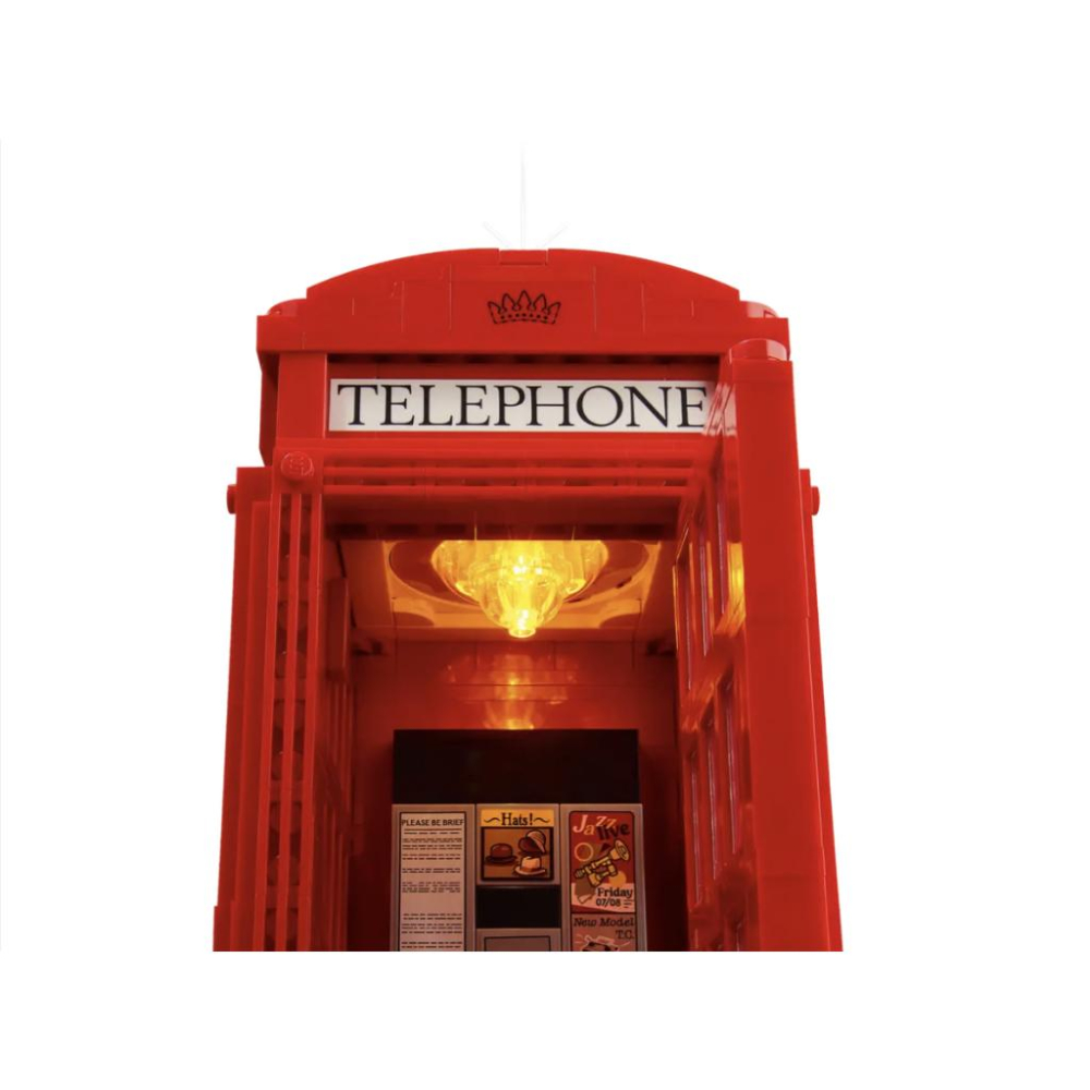 【樂高玩家】LEGO 21347 倫敦紅色電話亭 IDEAS系列-細節圖2