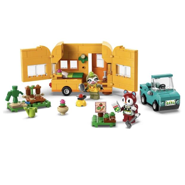 LEGO 77054 然然的旅行園藝店Leif＇s Caravan & Garden Shop【樂高玩家】動物森友會系列-細節圖4