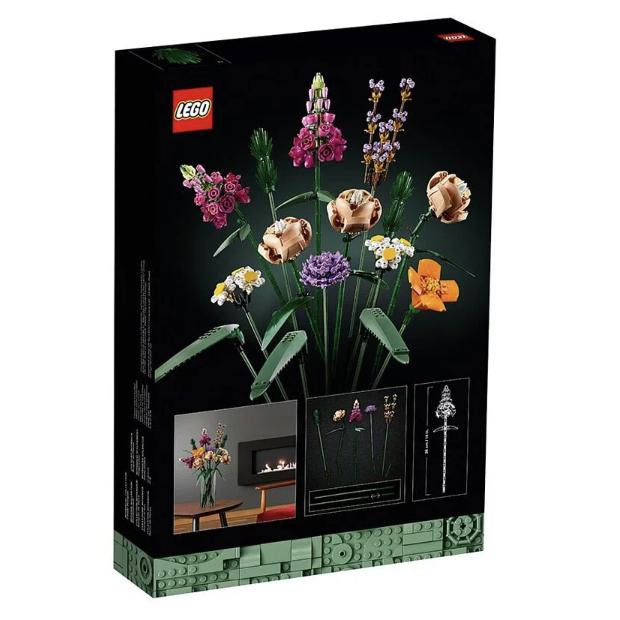 LEGO 樂高 10280 樂高花束 藝術系列【樂高玩家】Art系列 樂高盒組-細節圖3