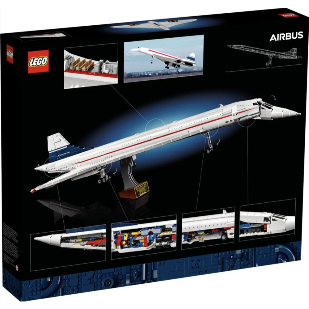 LEGO 10318 協和號客機 Concorde AirBus 樂高【樂高玩家】ICONS系列 樂高盒組-細節圖7