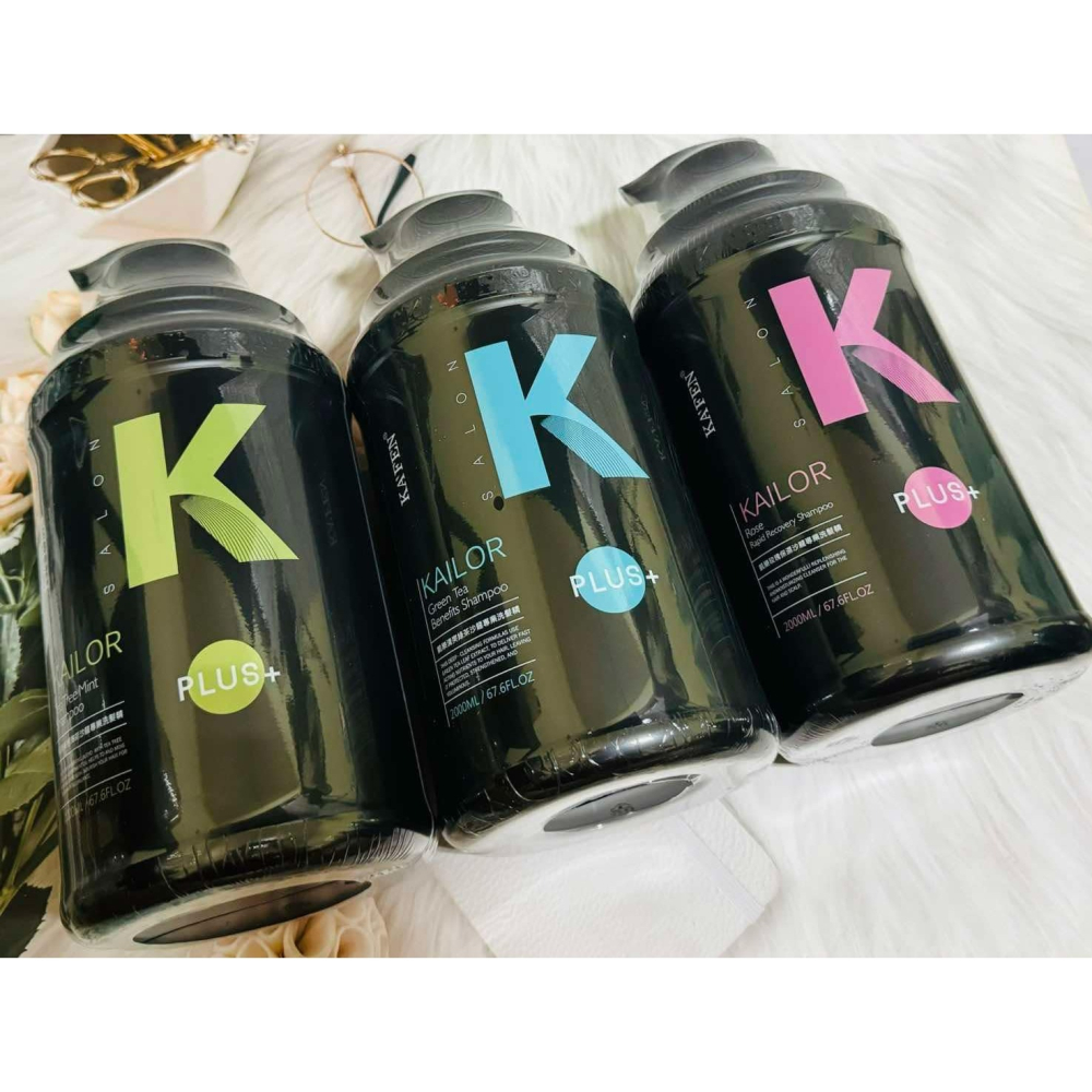 小氣敗家女❤️KA‘FEN 凱樂玫瑰保濕沙龍專業洗髮精 清爽綠茶沙龍專業洗髮精 茶樹薄荷沙龍專業洗髮精 PLUS+-細節圖2