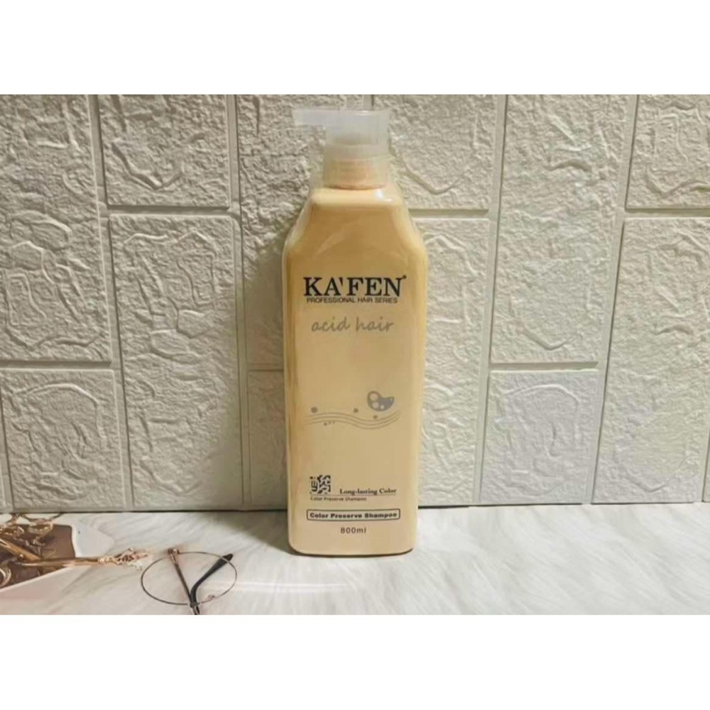 小氣敗家女❤️KA＇FEN 卡氛 亞希朵酸性蛋白豐盈護色洗髮精  300ML 800ML-細節圖3