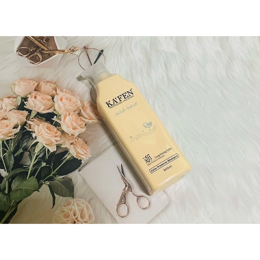 小氣敗家女❤️KA＇FEN 卡氛 亞希朵酸性蛋白豐盈護色洗髮精  300ML 800ML-規格圖4