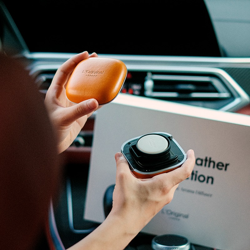 英國 L＇Original 頂級牛皮車用香氛機補充裝【總代理】｜車用香氛｜香氛｜汽車香水｜車用除臭｜補充香囊-細節圖8