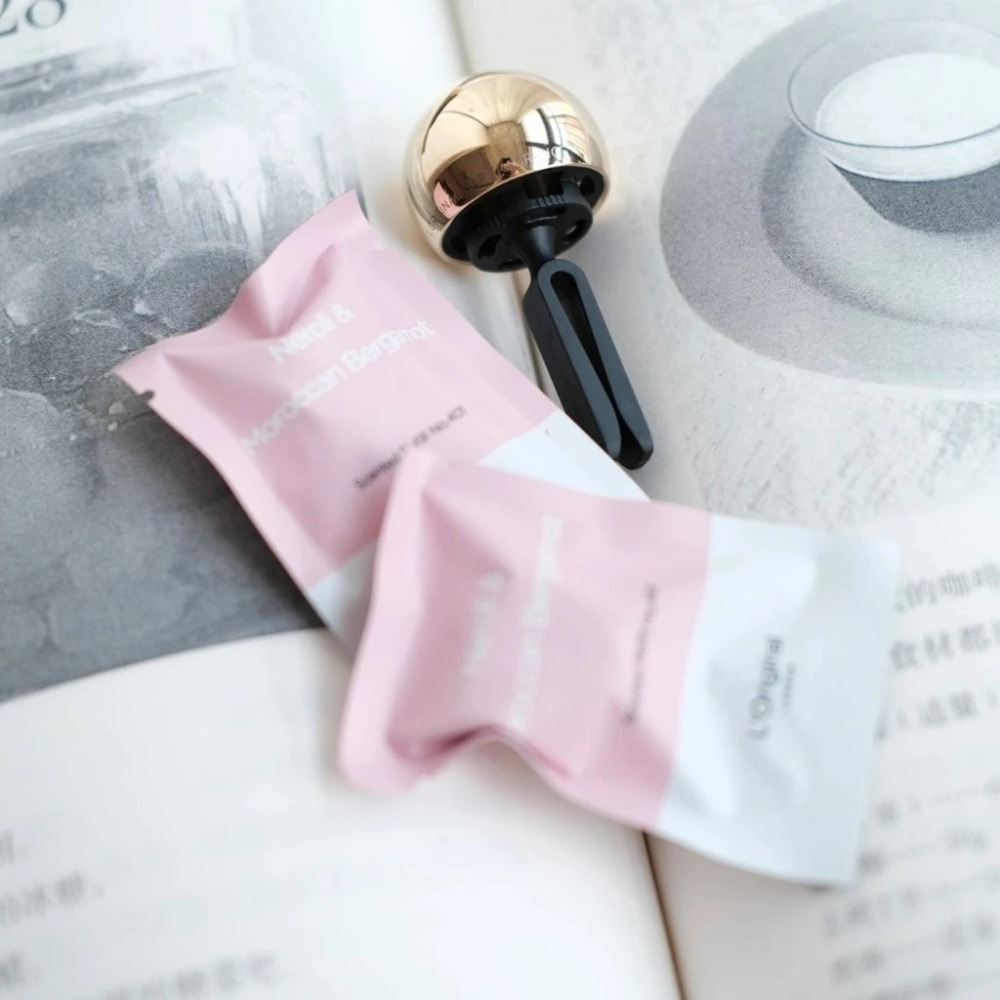 英國L＇Original精品金球車用香氛補充裝【總代理】｜車用香氛｜香氛｜汽車香水｜車用除臭｜珪藻土｜補充裝｜補充香囊-細節圖9