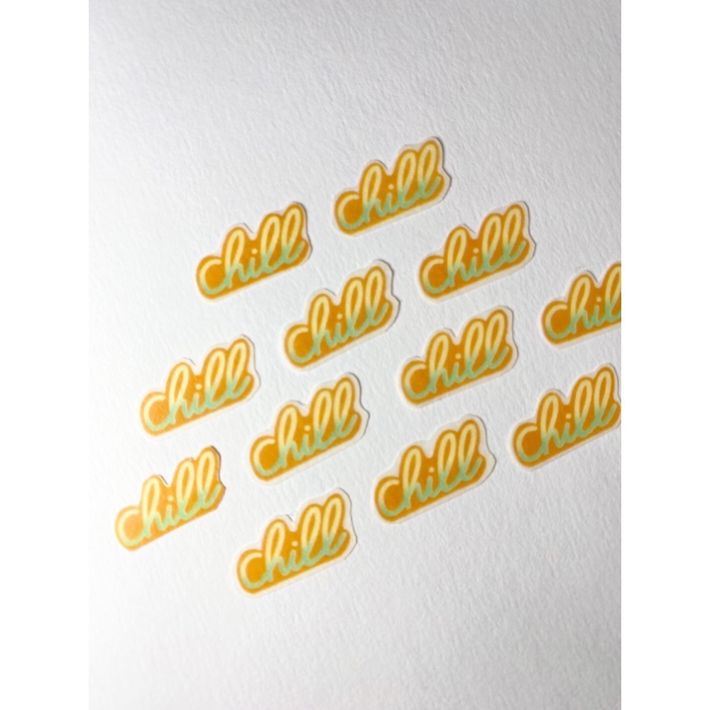 渡假風單張貼紙-和紙-規格圖1