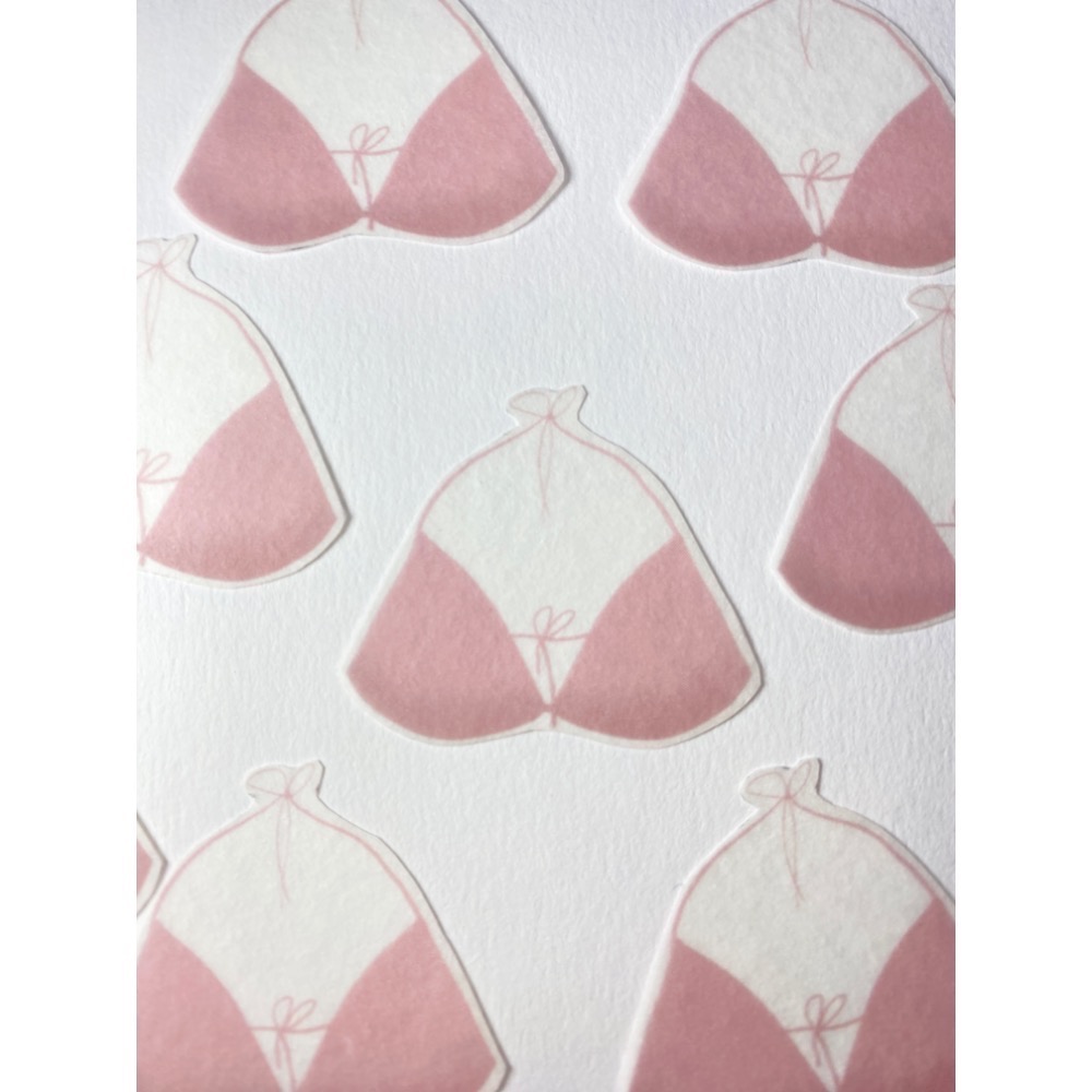 粉色比基尼上衣