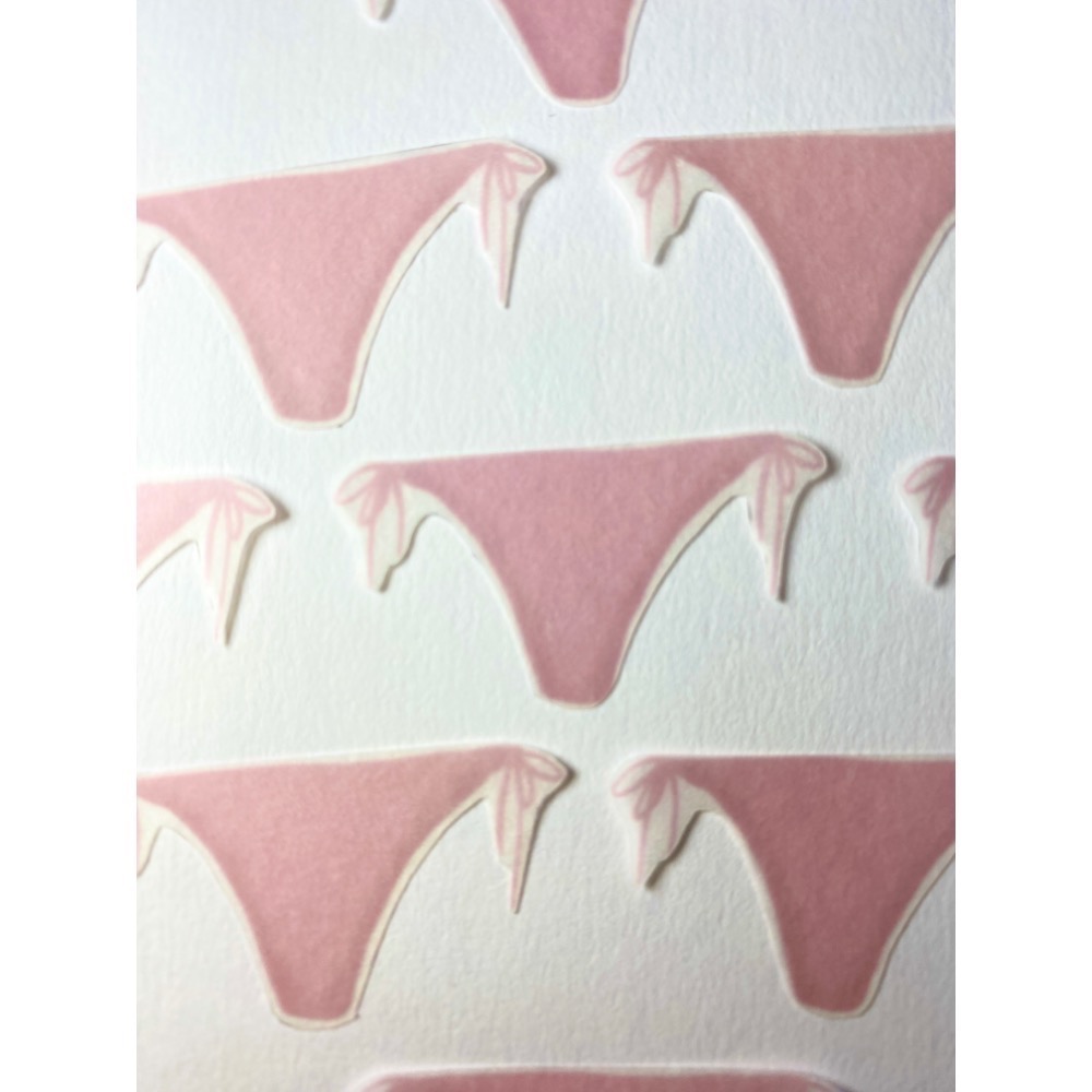 渡假風單張貼紙-和紙-規格圖1