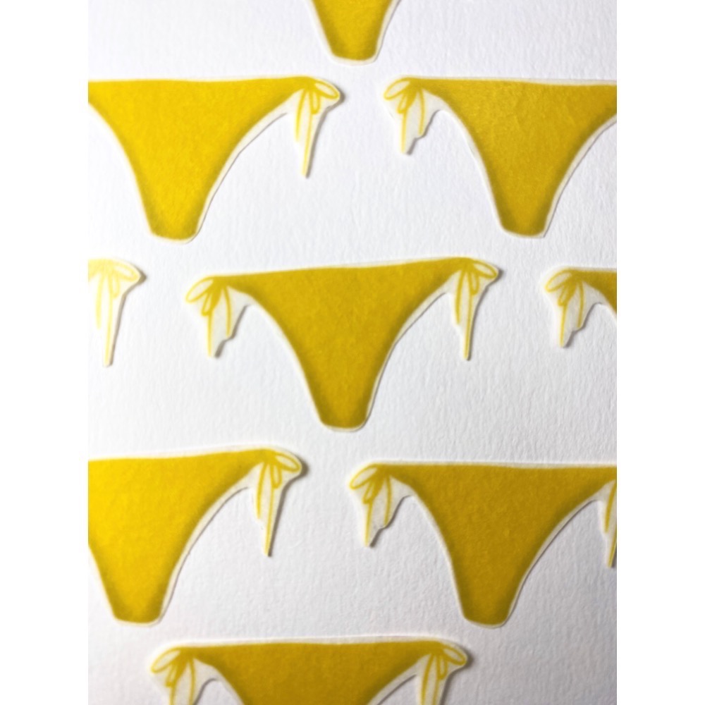 渡假風單張貼紙-和紙-規格圖1