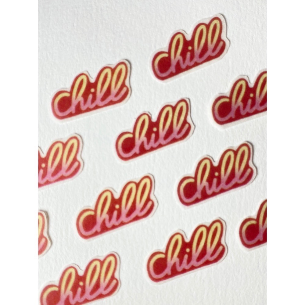 渡假風單張貼紙-和紙-規格圖1