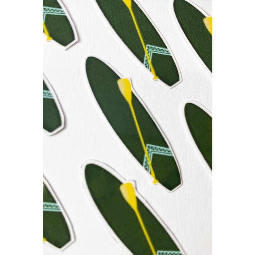 渡假風單張貼紙-透明-規格圖3