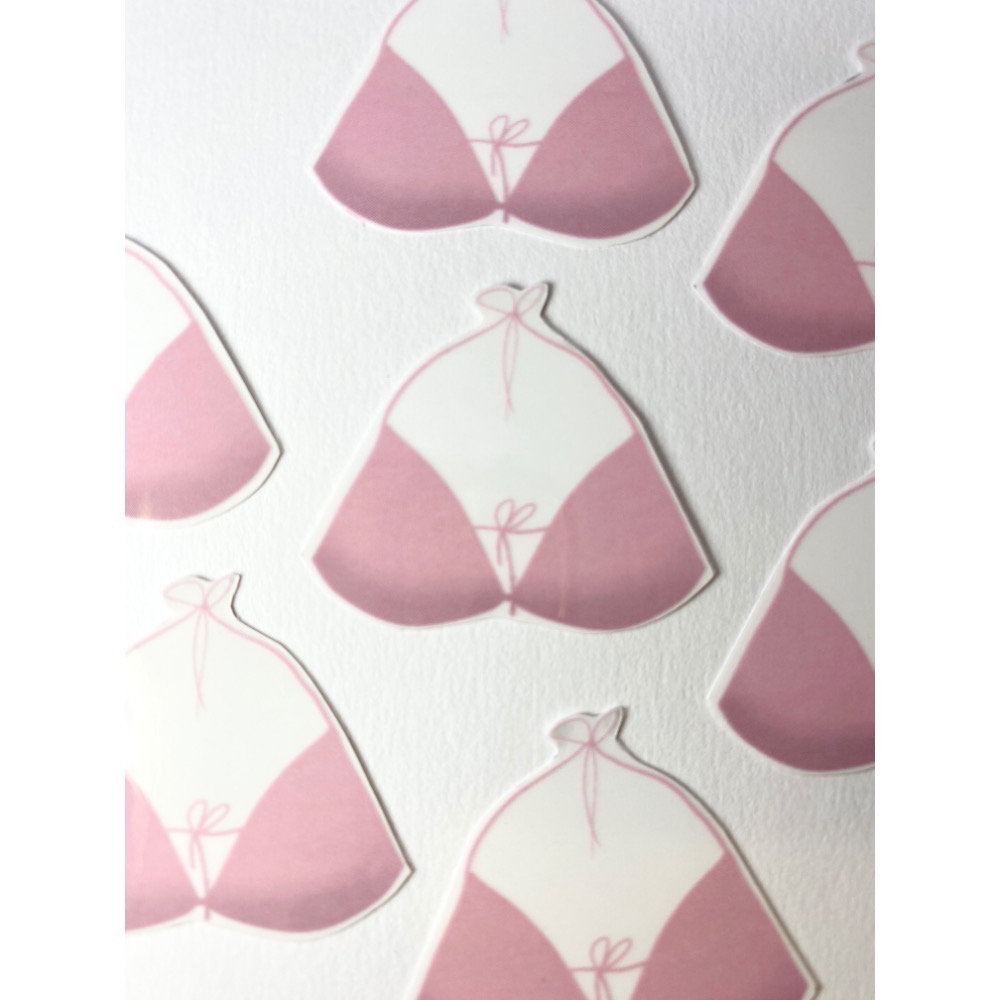 渡假風單張貼紙-透明-規格圖3