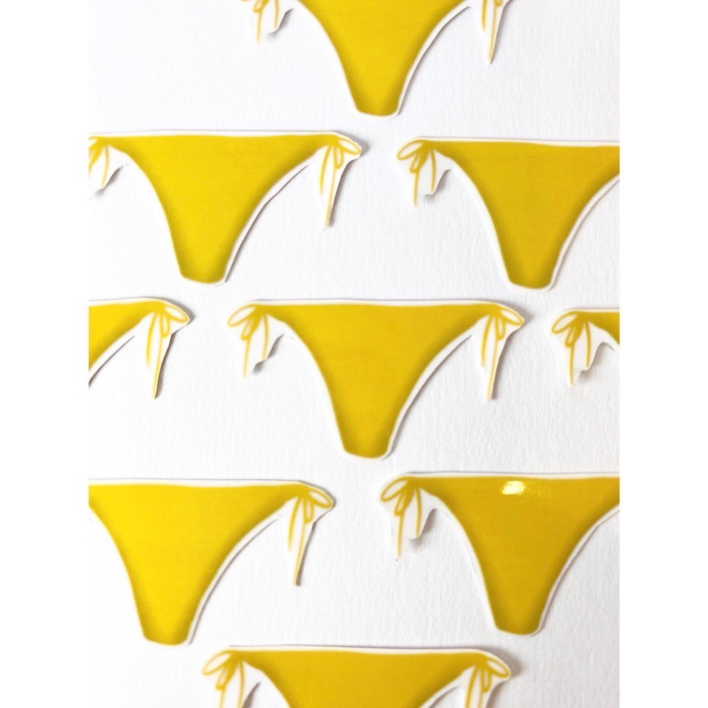 渡假風單張貼紙-透明-規格圖3