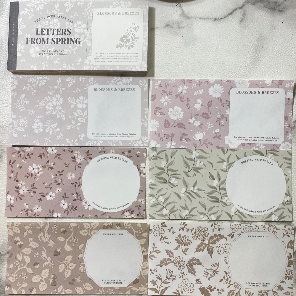 wwiinngg婉滋 拼貼便簽本/花花便條紙 分裝-規格圖1