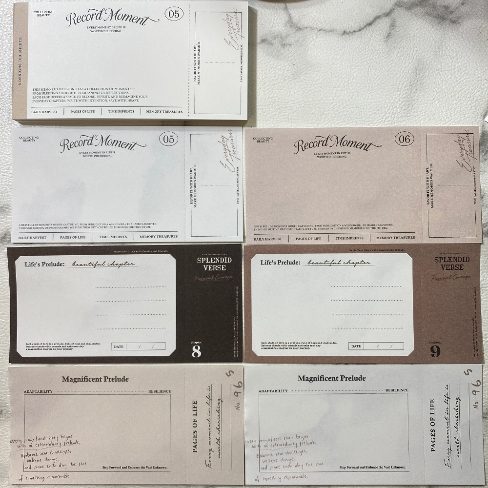 wwiinngg婉滋 拼貼便簽本/花花便條紙 分裝-規格圖1