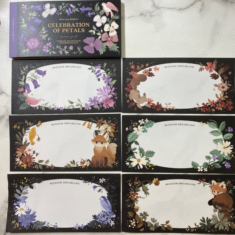 wwiinngg婉滋 拼貼便簽本/花花便條紙 分裝-規格圖1