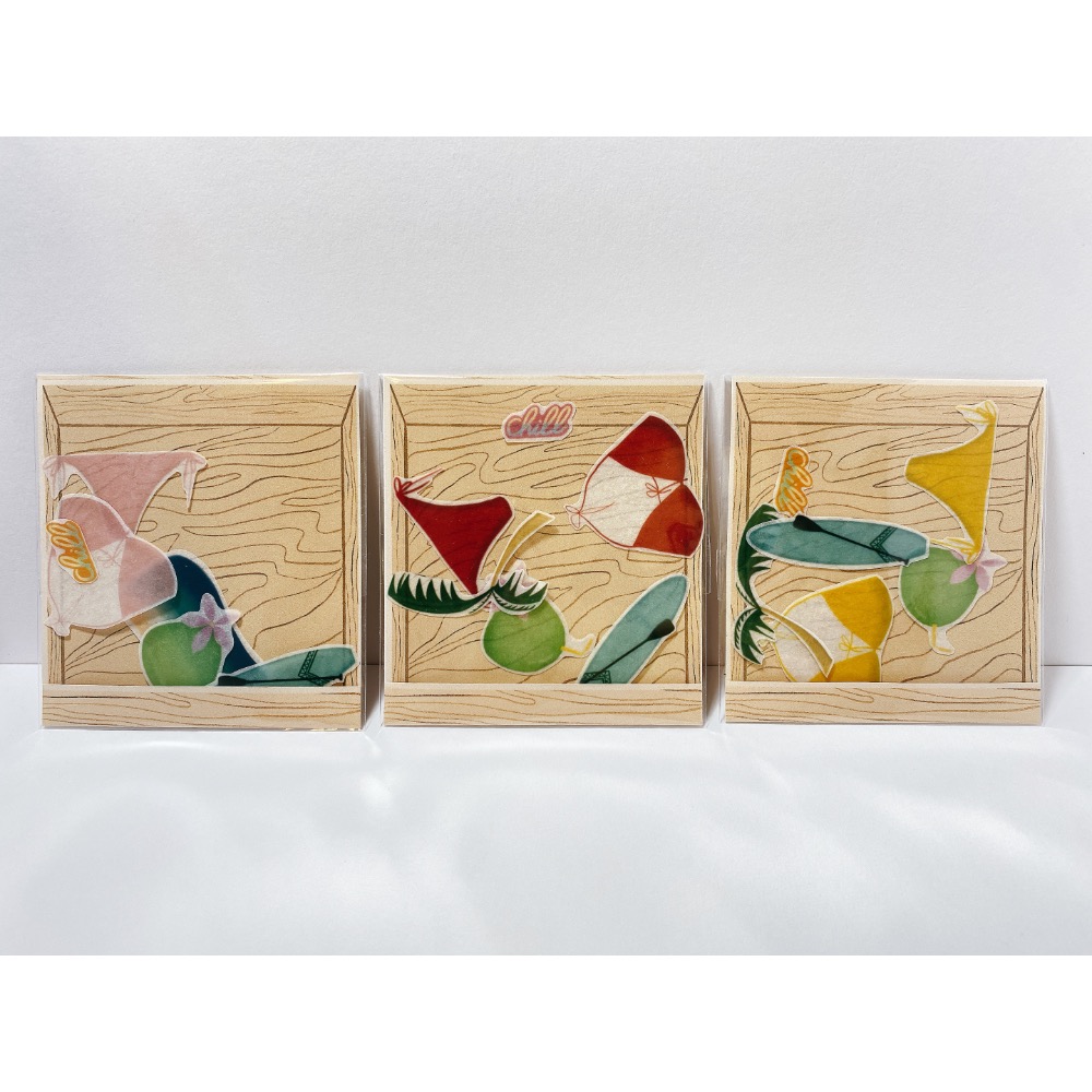 度假系列/燈籠系列貼紙包-細節圖3