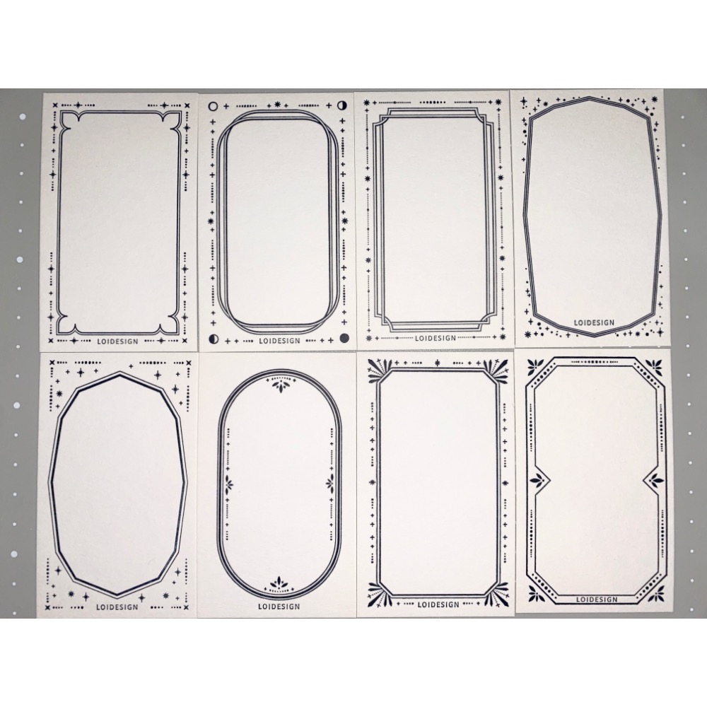 樂意-活版印刷拼貼卡 神秘學Astrology 分裝-規格圖11