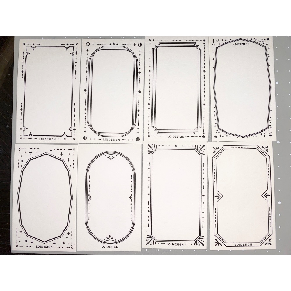 樂意-活版印刷拼貼卡 神秘學Astrology 分裝-規格圖11