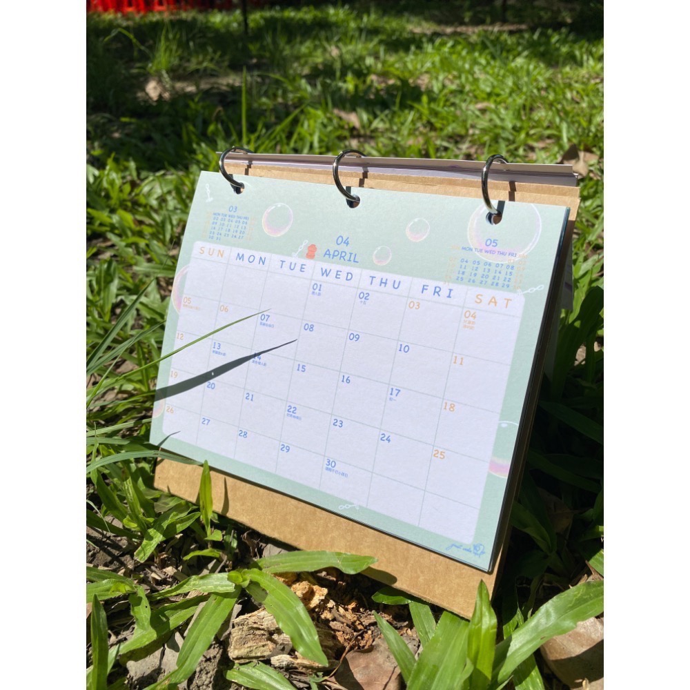 2026年/115年 插畫風格三角桌曆-細節圖5