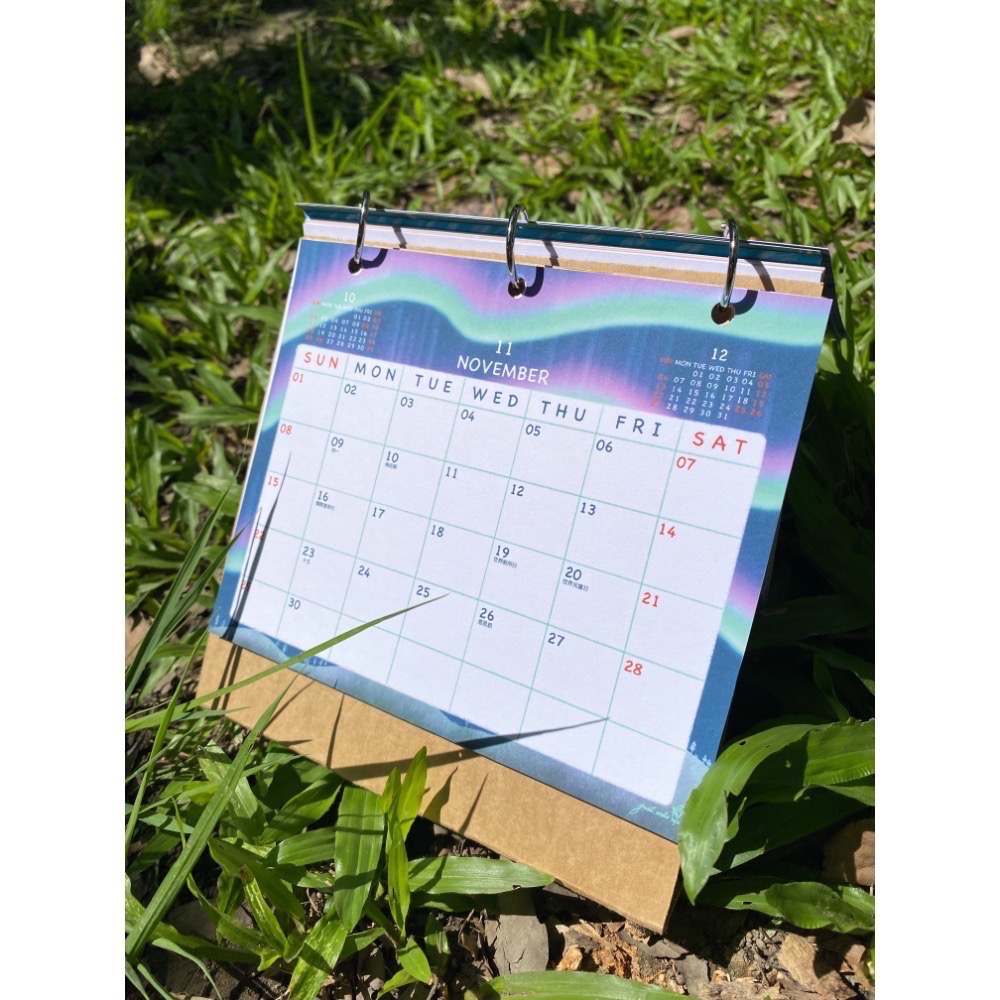 2026年/115年 插畫風格三角桌曆-規格圖11