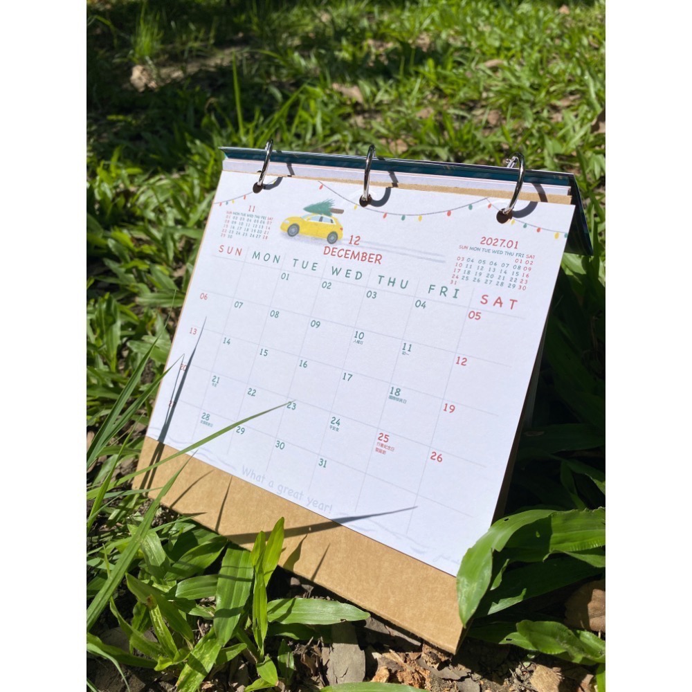 2026年/115年 插畫風格三角桌曆-規格圖11