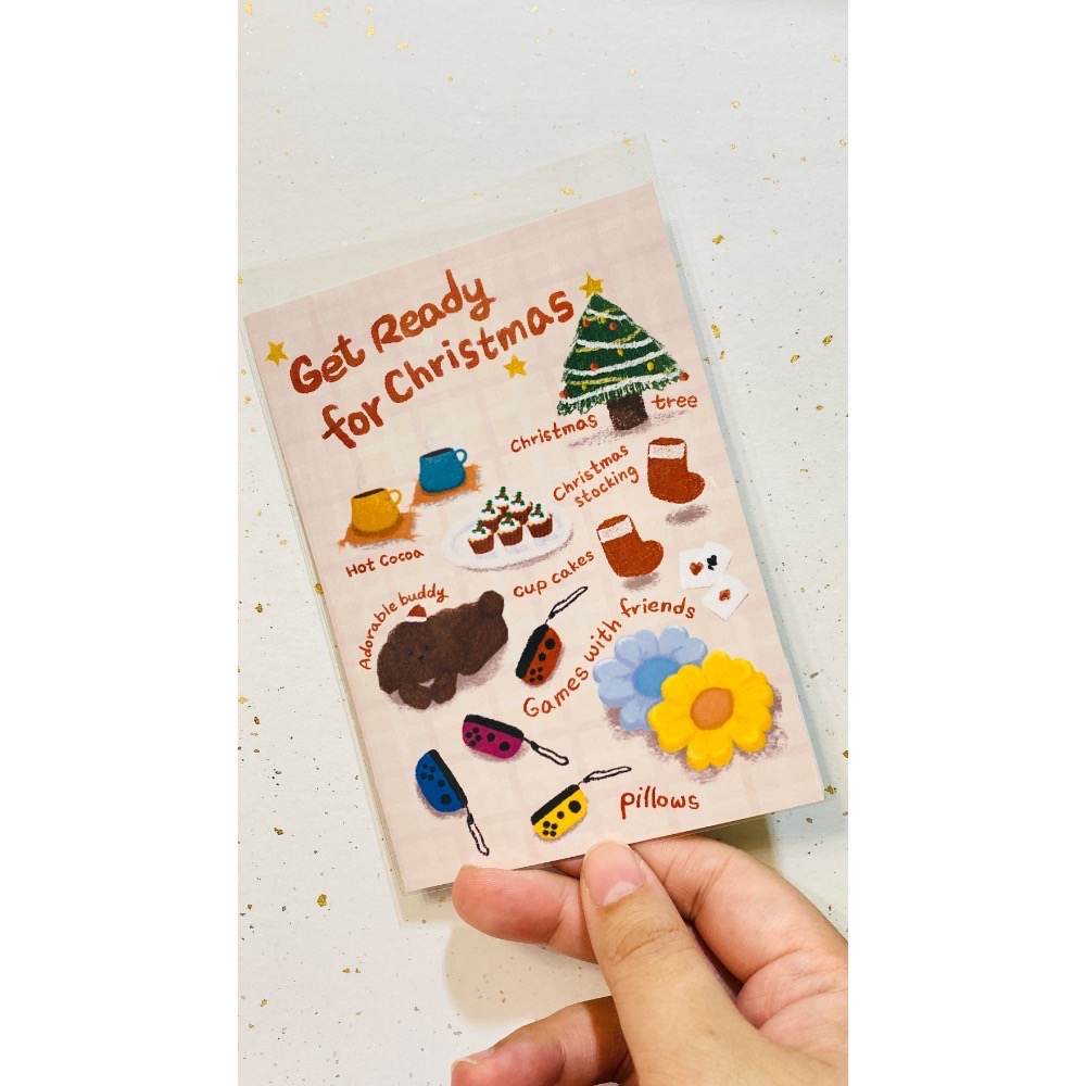 聖誕系列明信片-朋友 Christmas post card -friends-細節圖2