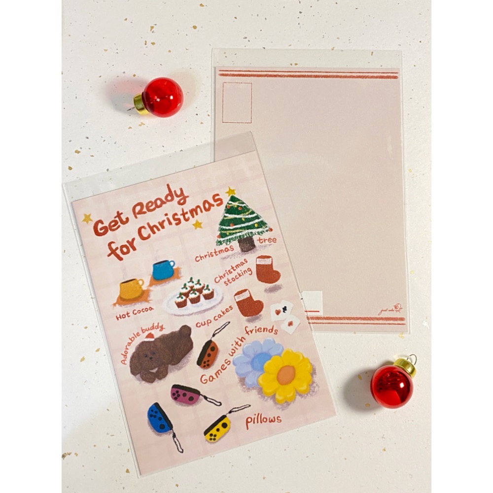 聖誕系列明信片-朋友 Christmas post card -friends-規格圖2