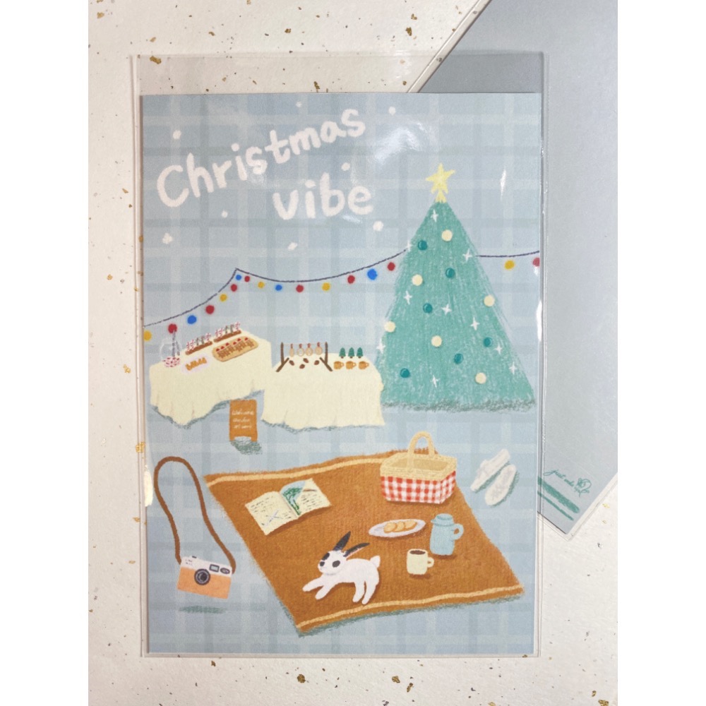 聖誕系列明信片-一個人 Christmas post card -Alone-細節圖2