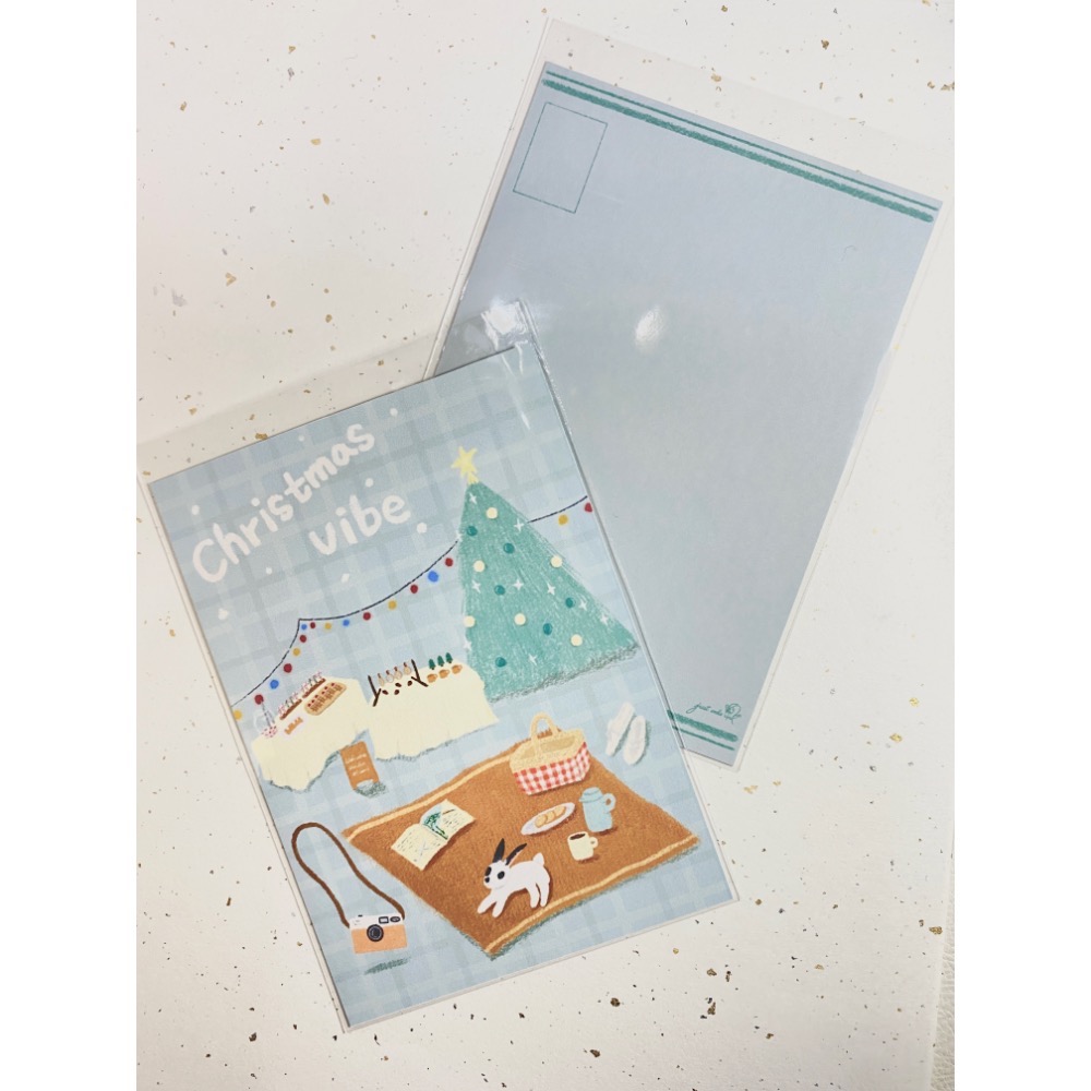聖誕系列明信片-一個人 Christmas post card -Alone-規格圖2