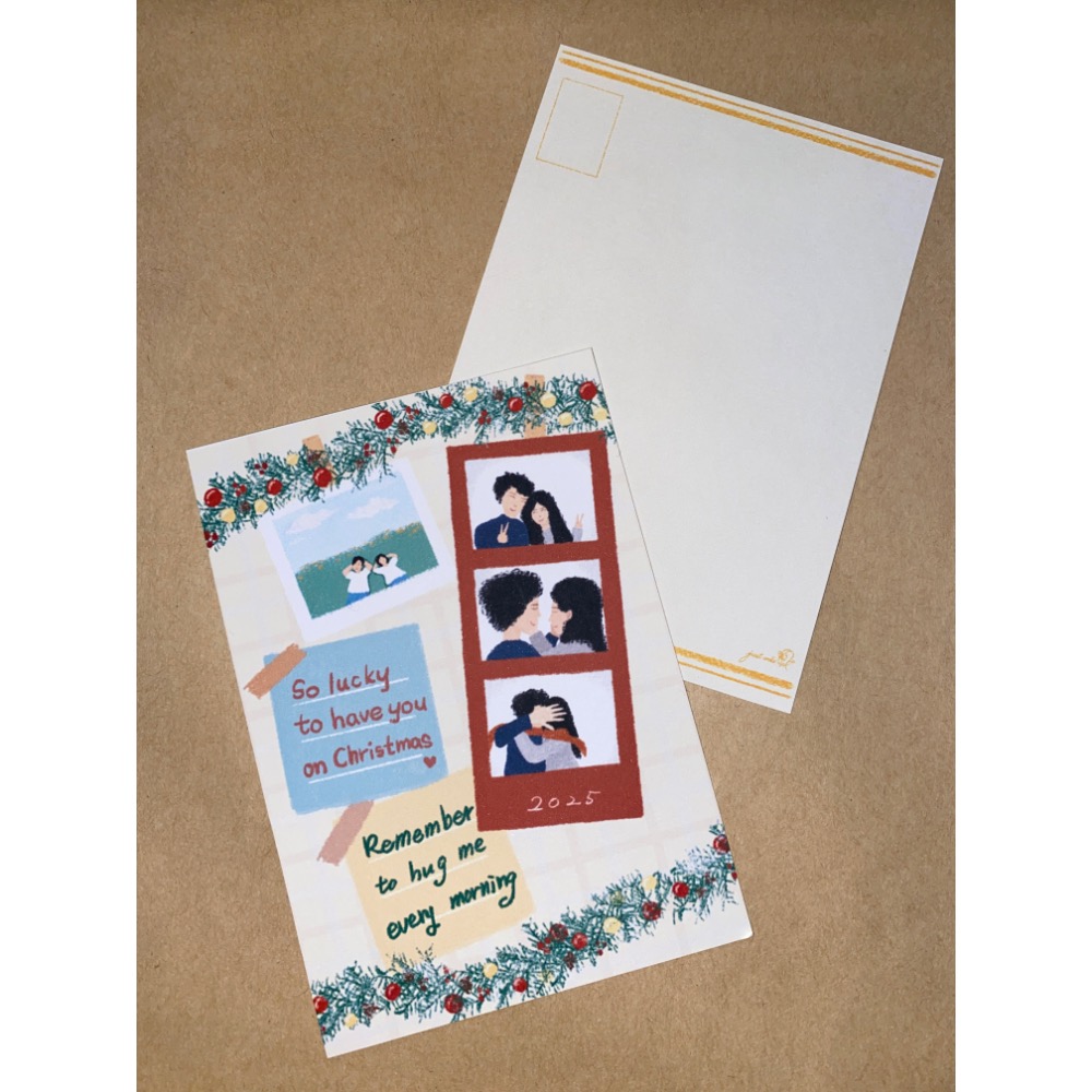 聖誕節卡片 情侶 Christmas card - Lovers-細節圖2
