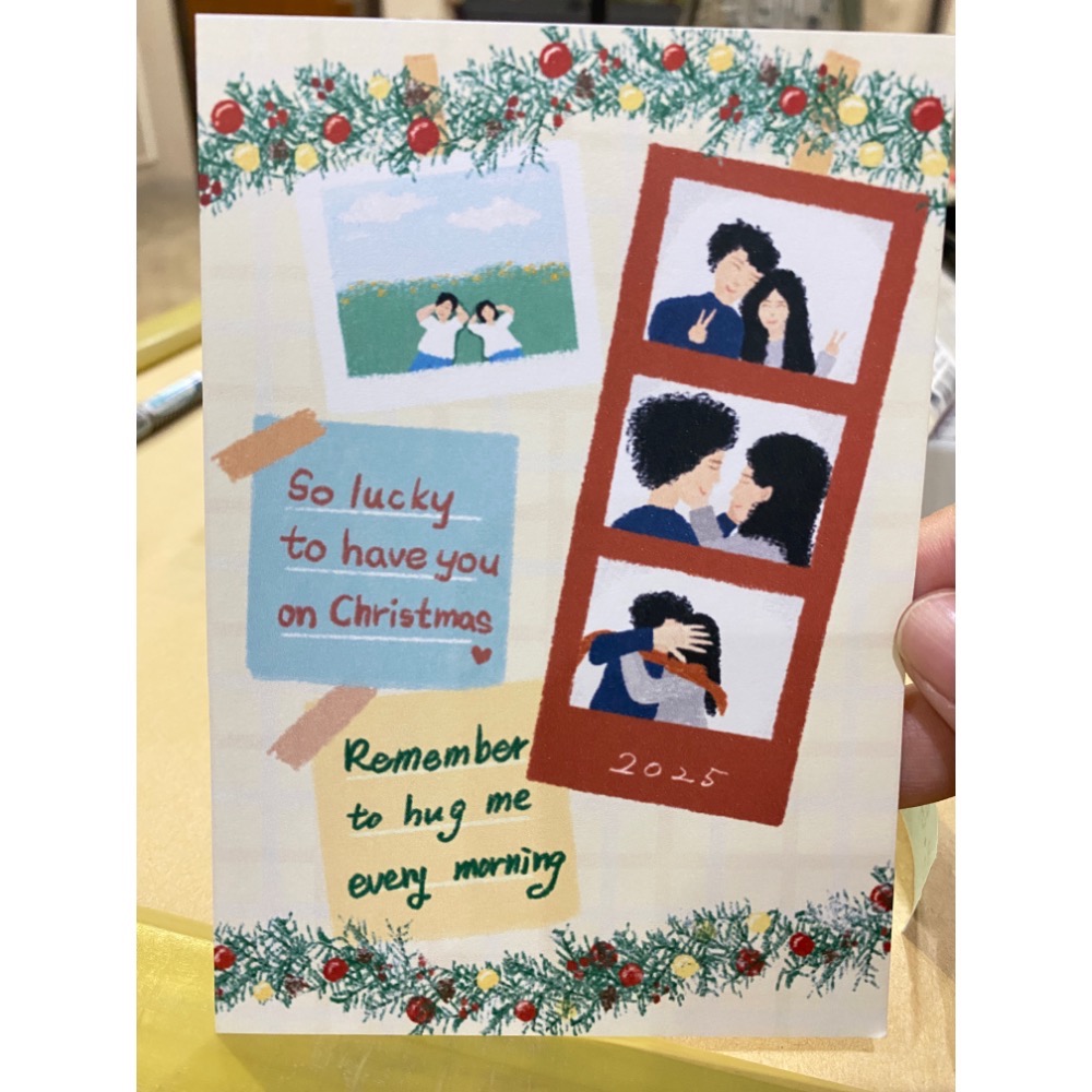 聖誕節卡片 情侶 Christmas card - Lovers-規格圖2