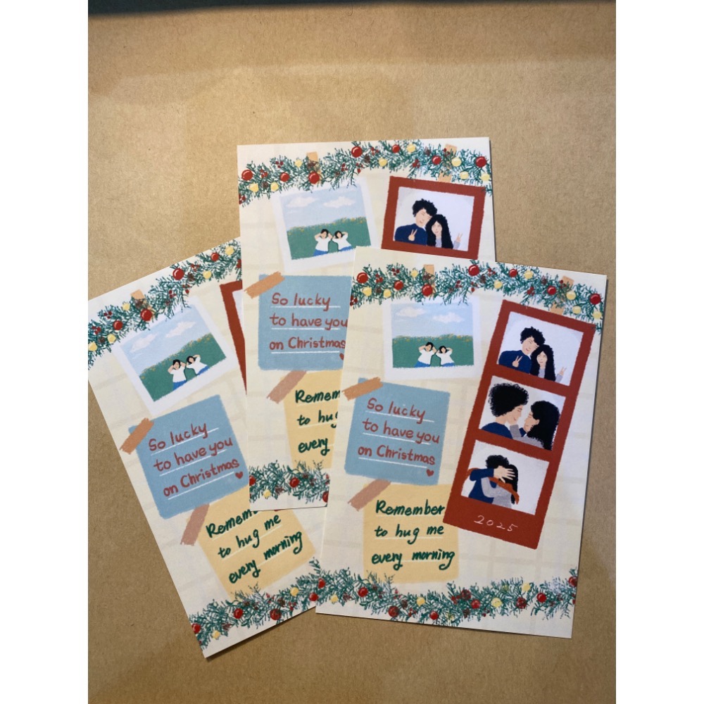 聖誕節卡片 情侶 Christmas card - Lovers-規格圖2