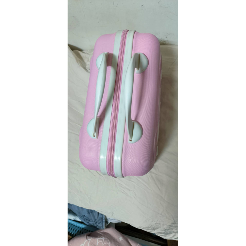 現貨拉拉熊白色手提，粉紅密碼鎖箱-細節圖7