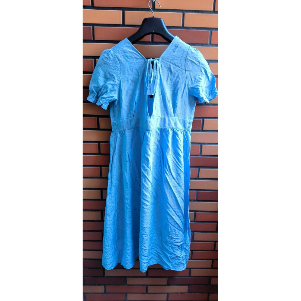 淺藍色連身裙-細節圖2