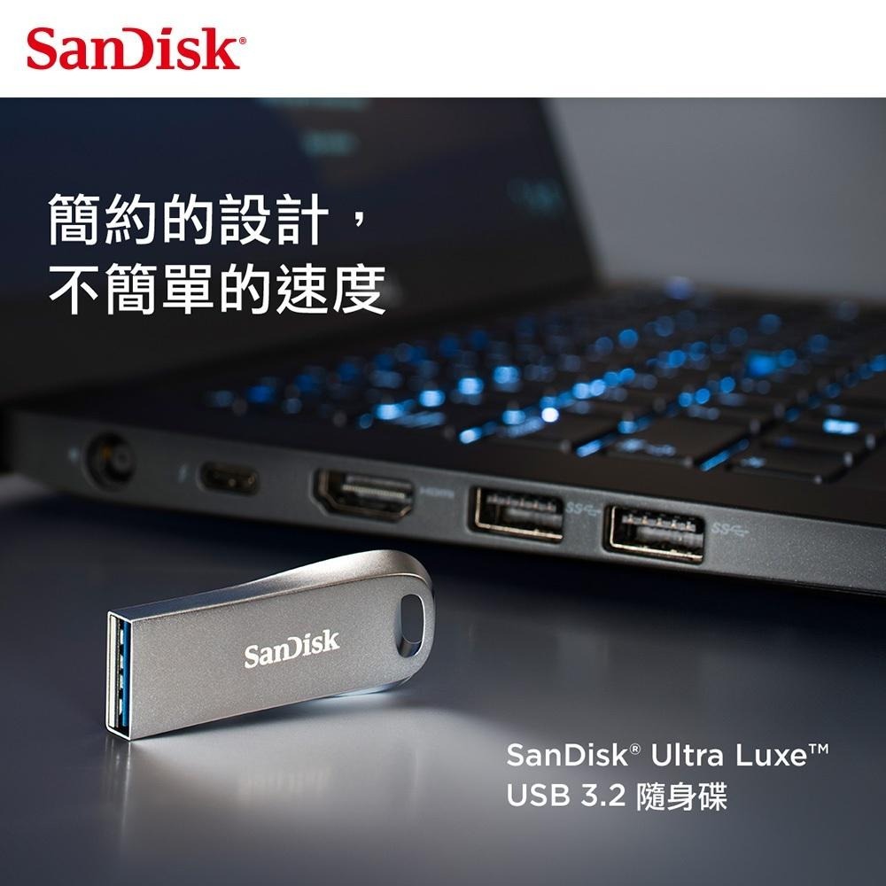 SanDisk Ultra Luxe USB 3.2 Gen 1隨身碟 1TB(公司貨)-細節圖3