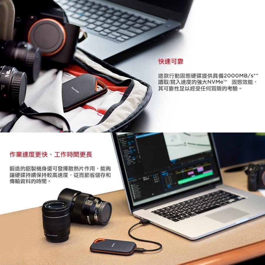 SanDisk E81 Extreme PRO Portable SSD 1TB 行動固態硬碟 公司貨-細節圖3