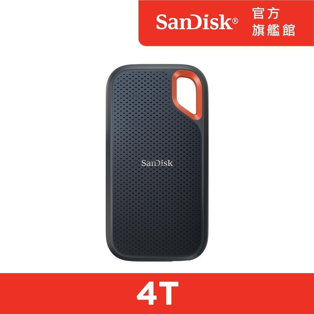 SanDisk E61 Portable SSD 1、2、4TB 2.5吋行動固態硬碟 外接SSD (黑灰) 公司貨-細節圖3