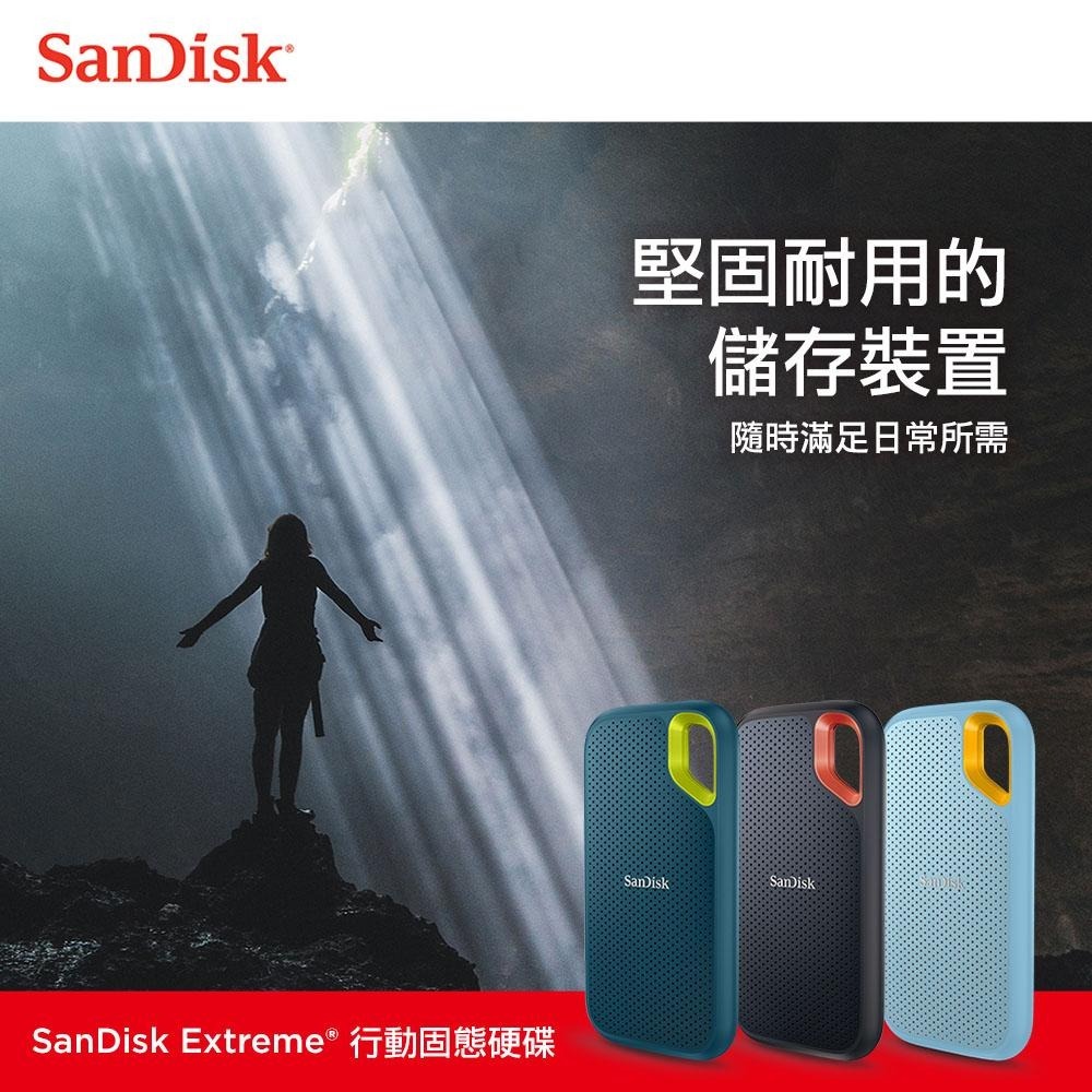 SanDisk E61 Portable SSD 1、2、4TB 2.5吋行動固態硬碟 外接SSD (黑灰) 公司貨-細節圖4