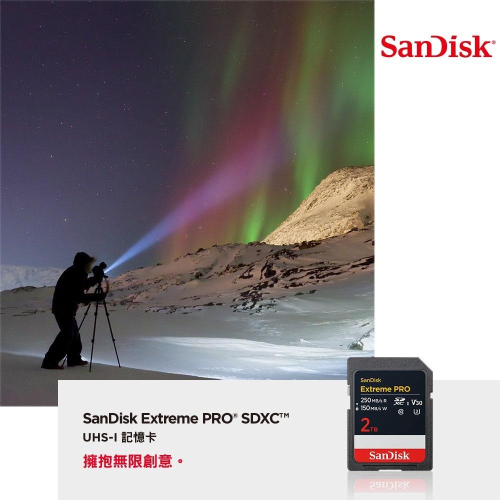 SanDisk Extreme Pro 200MB/s SDXC V30 2TB 記憶卡(公司貨)-細節圖2