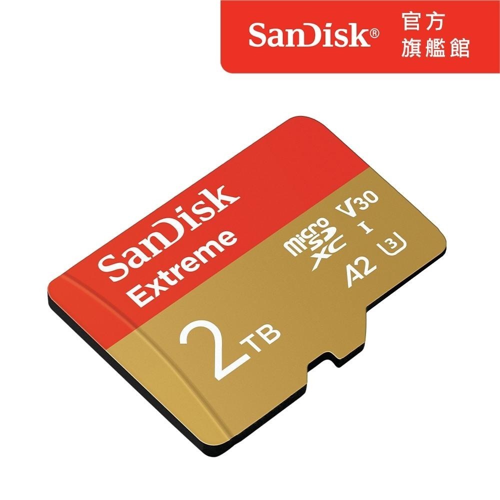 SanDisk Extreme microSDXC UHS-I V30 A2 2TB 記憶卡 公司貨-細節圖2