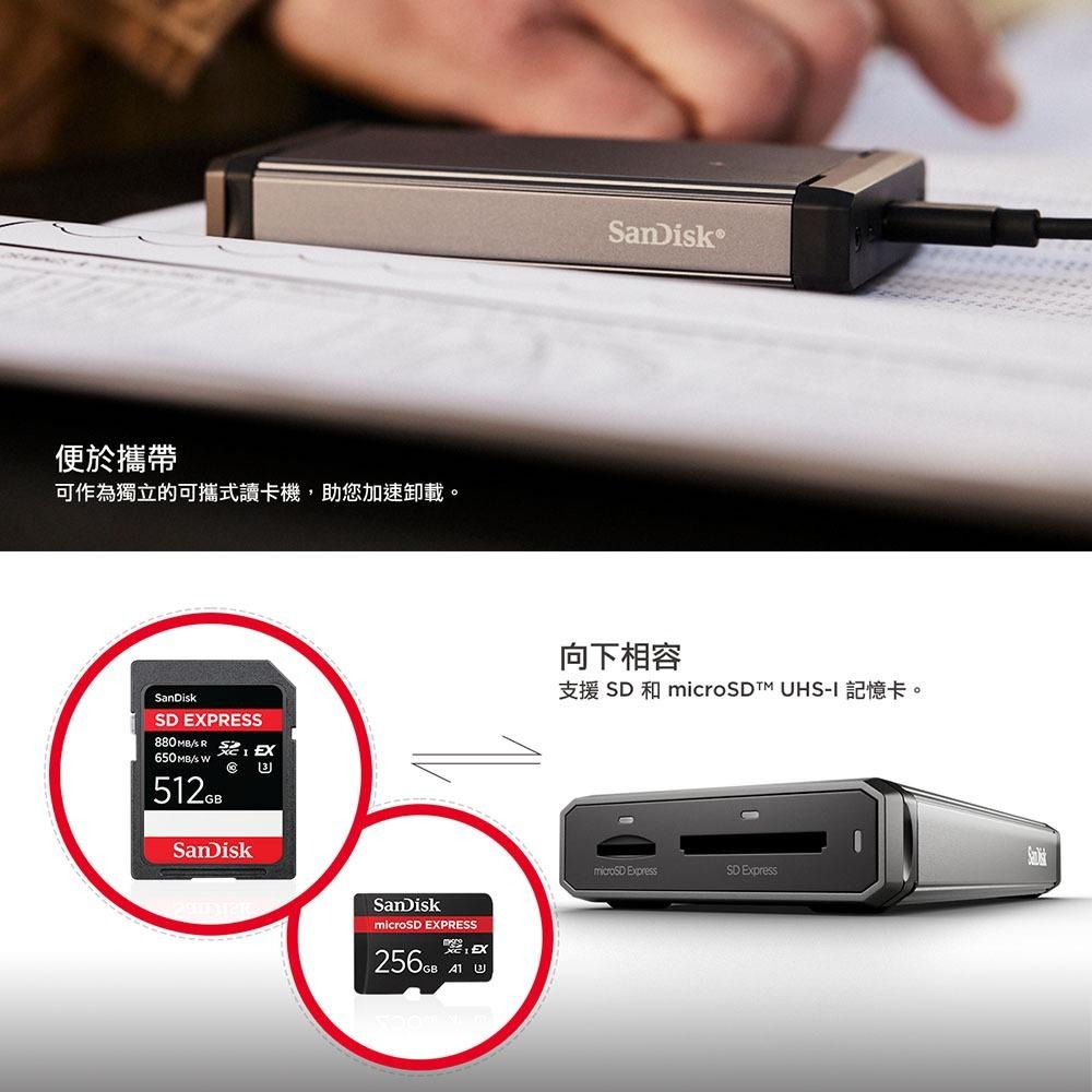 SanDisk PRO-READER Express 雙卡讀卡機 (公司貨)-細節圖5