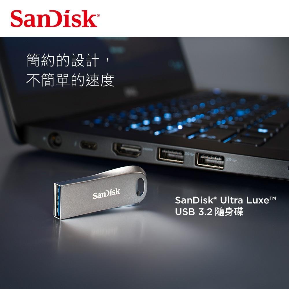 SanDisk Ultra Luxe USB 3.2 32GB 隨身碟 (公司貨) CZ74-細節圖2