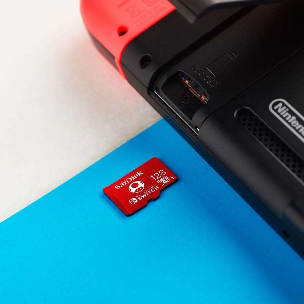 SanDisk Nintendo Switch 專用 microSDXC UHS-I(U3)128GB記憶卡(公司貨)-細節圖3