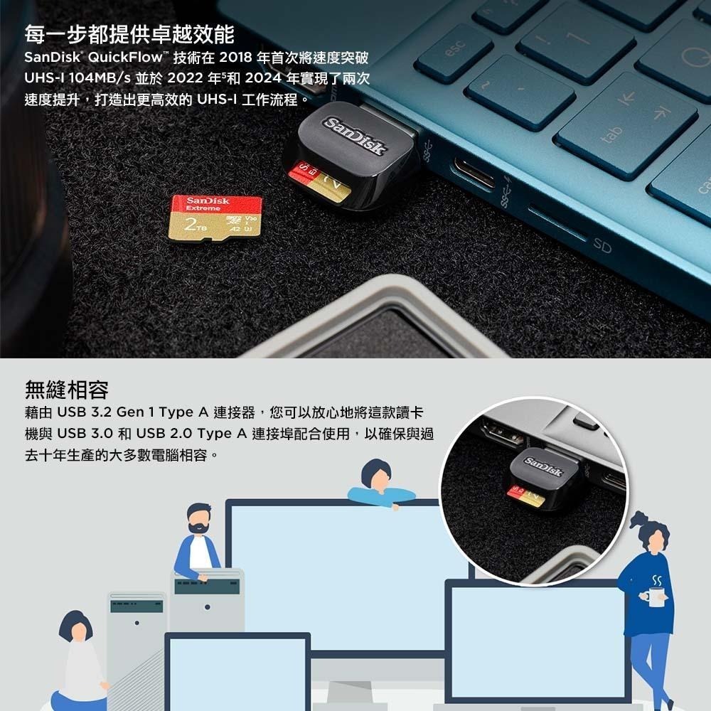 SanDisk QuickFlow micrcoSD 讀卡機 (公司貨)-細節圖6