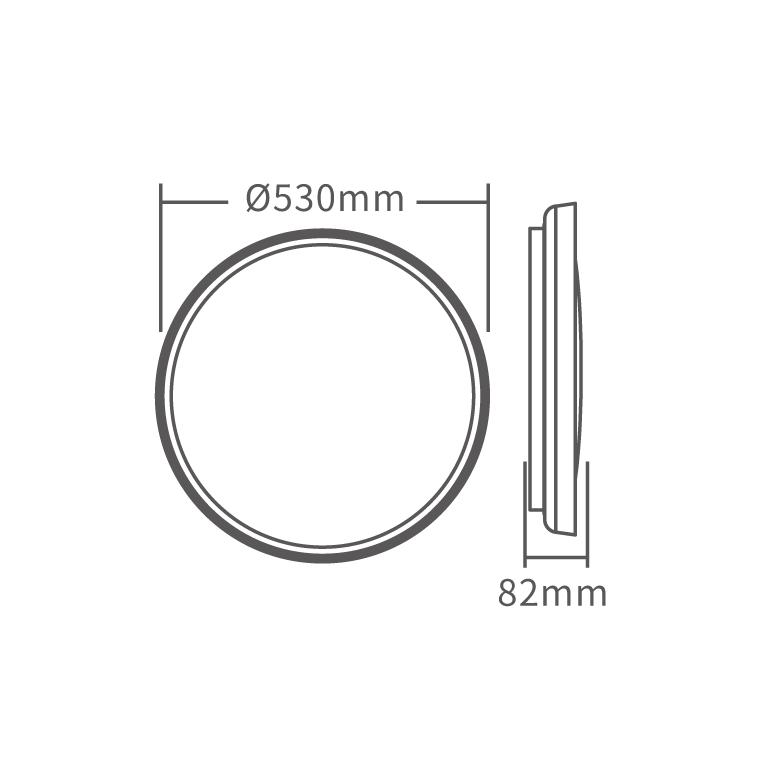 【舞光原廠授權】 燈飾123｜暖陽遙控吸頂燈｜30W｜50W｜附遙控器 ｜適合臥室客廳3-5坪-細節圖5